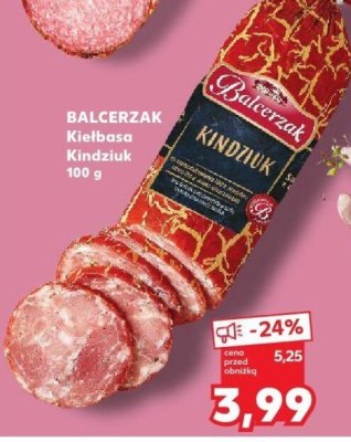 Kiełbasa Kindziuk 100 g promocja w Kaufland