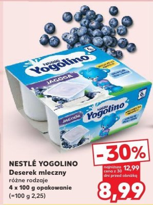 Deserek mleczny YOGOLINO różne rodzaje 4 x 100 g promocja w Kaufland