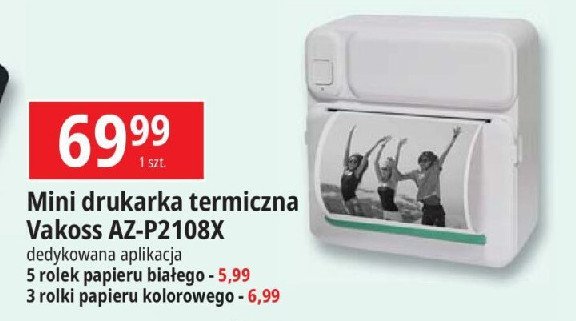 Papier do drukarki termicznej Vakoss promocja