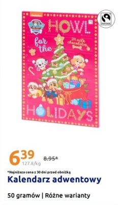 Kalendarz adwentowy różne warianty promocja w Action