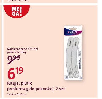 Pilnik 100/180 + pilnik 320/240 Killys promocja w Rossmann