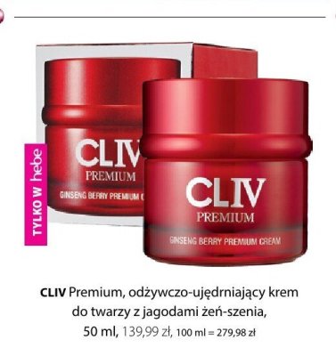 Krem do twarzy Premium CLIV promocja w Hebe