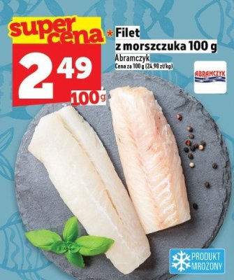 Filet z morszczuka Abramczyk 100 g promocja w TOPAZ