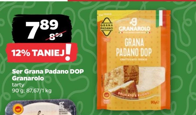 Ser grana padano GRANAROLO promocja