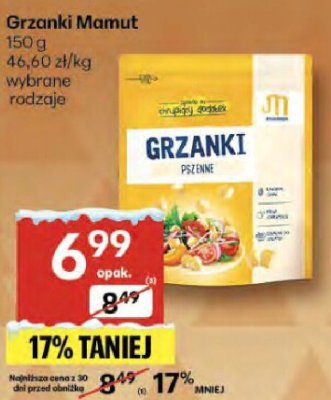 Grzanki Mamut promocja w Delikatesy Centrum