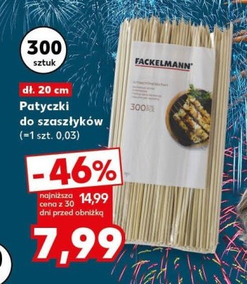 Patyczki do szaszłyków promocja w Kaufland