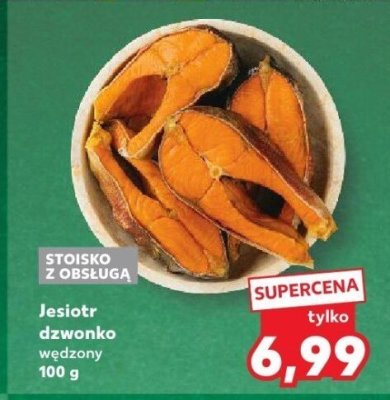 Jesiotr dzwonko wędzony 100 g promocja w Kaufland
