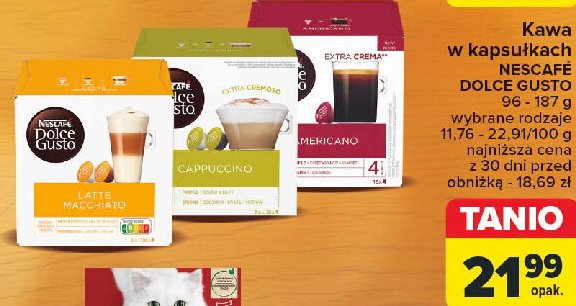 Kawa americano Nescafe dolce gusto promocja