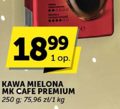 Kawa mielona MK CAFE PREMIUM promocja w Groszek