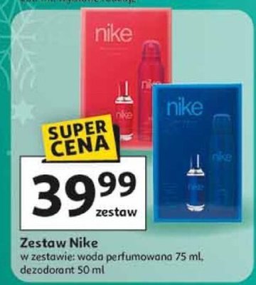 Zestaw Nike, woda perfumowana 75 ml, dezodorant 50 ml promocja w Auchan