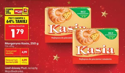 Margaryna Kasia, 250 g promocja w Biedronka