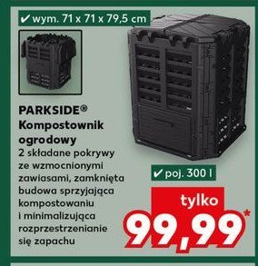 Kompostownik 300 l Parkside promocja w Kaufland