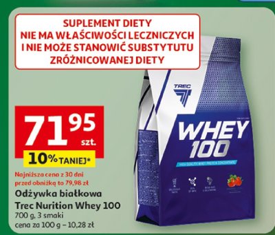 Odżywka białkowa Trec Nutrition Whey 100 promocja w Auchan
