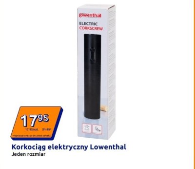 Korkociąg elektryczny Lowenthal promocja w Action