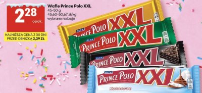 Wafel Prince Polo XXL promocja w Delikatesy Centrum