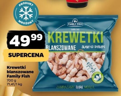 Krewetki blanszowane promocja w Netto