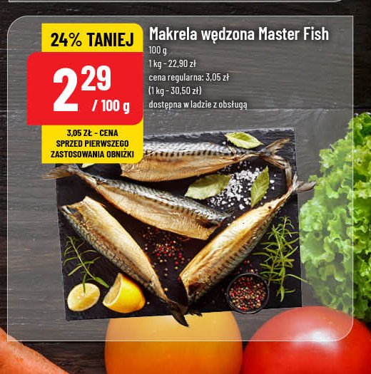 Makrela wędzona Master fish promocja