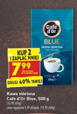Kawa Cafe d'or blue promocja