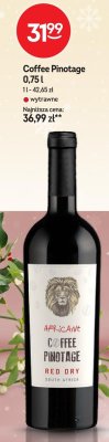 Wino Coffee Pinotage wytrawne 0,75l promocja w Żabka