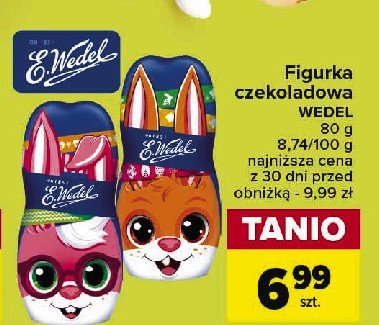 Zając czekoladowy E. wedel promocja