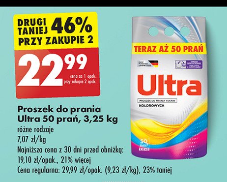 Proszek do prania do kolru Ultra promocja