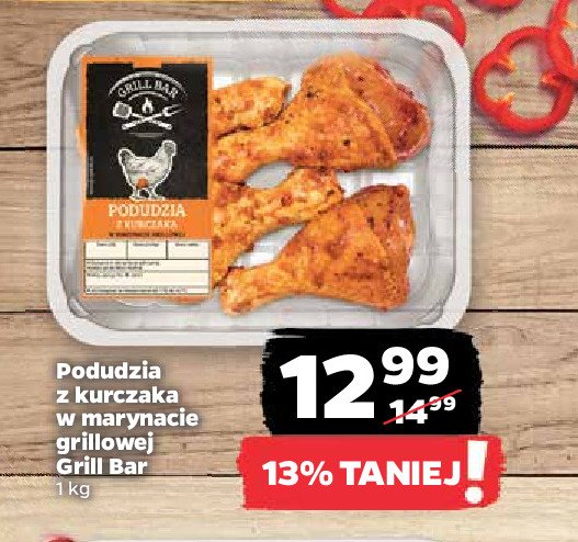 Podudzie z kurczaka w marynacie grillowej