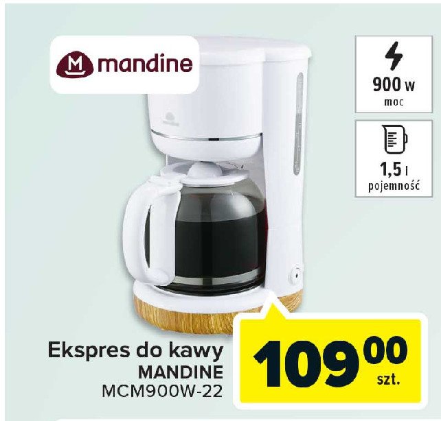 Ekspres mcm900w-22 Mandine promocje