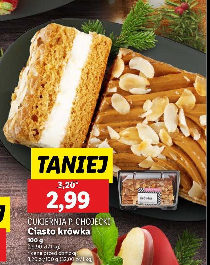 Ciasto krówka Chojecki promocja