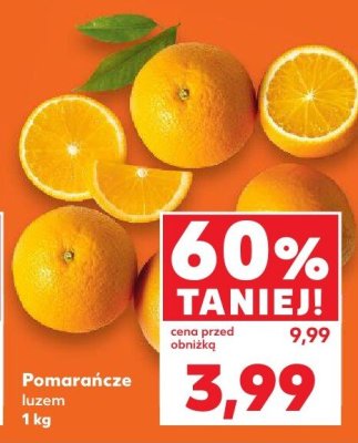 Pomarańcze luzem Kaufland promocja w Kaufland