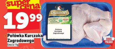 Półówka kurczaka Zagrodowego promocja w TOPAZ