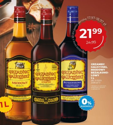 Grzaniec galicyjski miodowy promocja w Duży Ben