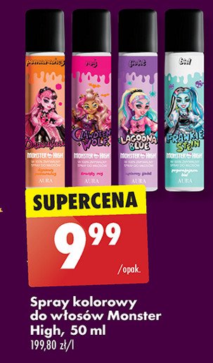 Spray do włosów monster high promocja