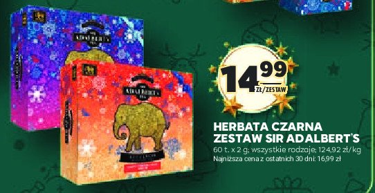 Herbata Sir adalbert's tea promocja w Stokrotka