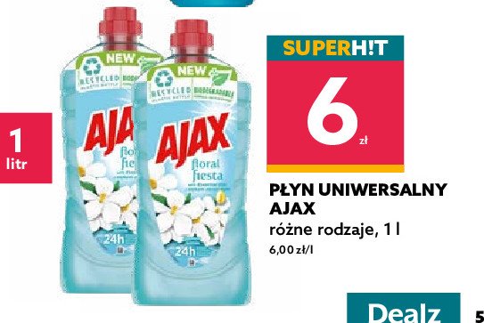 Płyn do mycia jaśmin Ajax floral fiesta Ajax . promocje