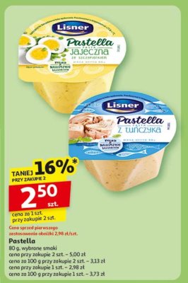 Pasta jajeczna ze szczypiorkiem Lisner pastella promocja