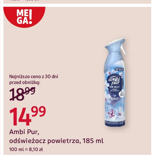 Odświeżacz powietrza lenor spring awakening Ambi pur freshelle promocja