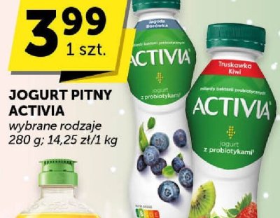 Jogurt pitny Activia promocja w ABC