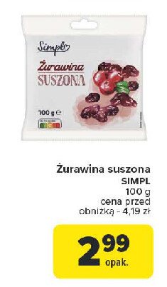 Zurawina Simpl promocja w Carrefour