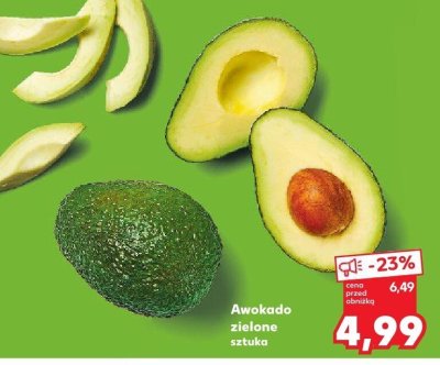 Awokado zielone 1 szt. promocja w Kaufland