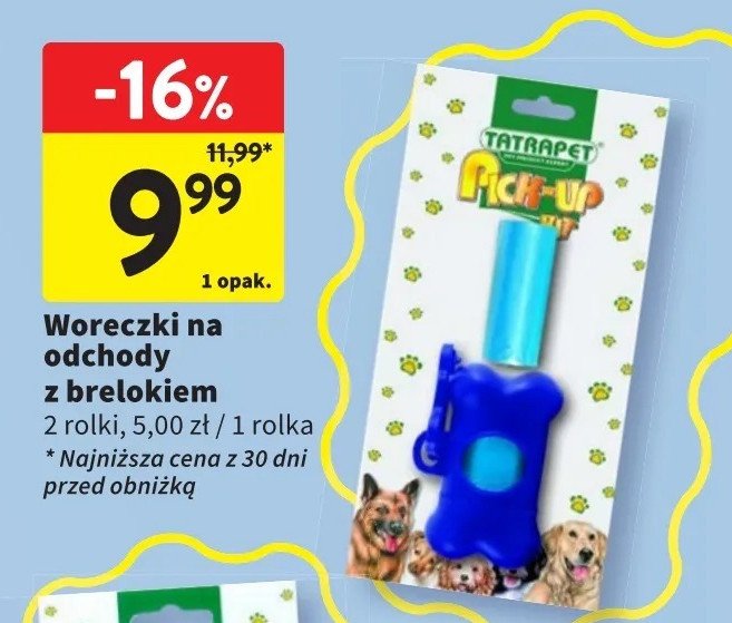 Woreczki na odchody z brelokiem Tatrapet promocja