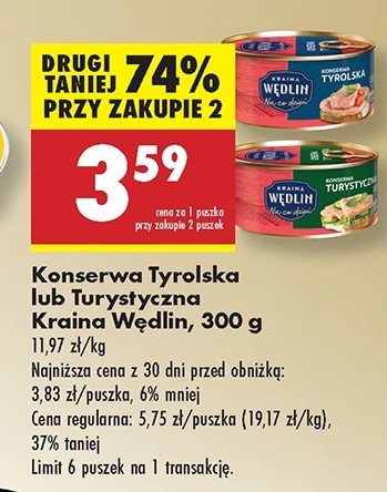 Konserwa turystyczna Kraina wędlin promocja