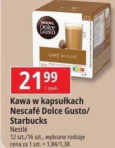 Kawa cafe au lait Nescafe promocja w Leclerc