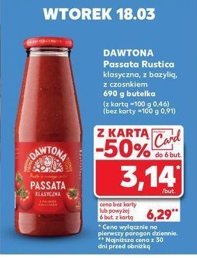 Passata rustica Dawtona promocja w Kaufland