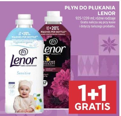 Płyn do płukania Lenor różne rodzaje promocja w Stokrotka