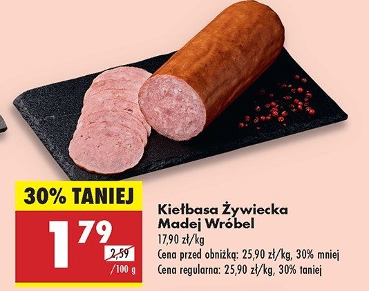 Kiełbasa żywiecka Madej & wróbel promocja