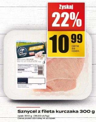 Sznyczel z fileta kurczaka 300 g promocja w Supeco