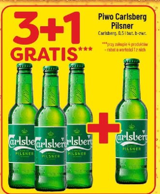 Piwo Carlsberg Pilsner 0,5l but. b-zwr. promocja w POLOmarket