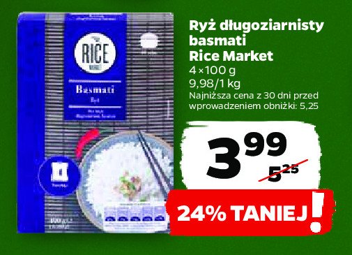 Ryż basmati Rice market promocja