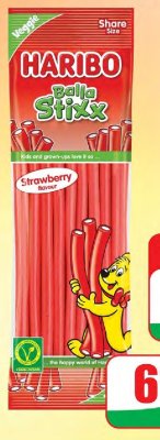 Żelki Balla Stixx truskawka promocja w Dino