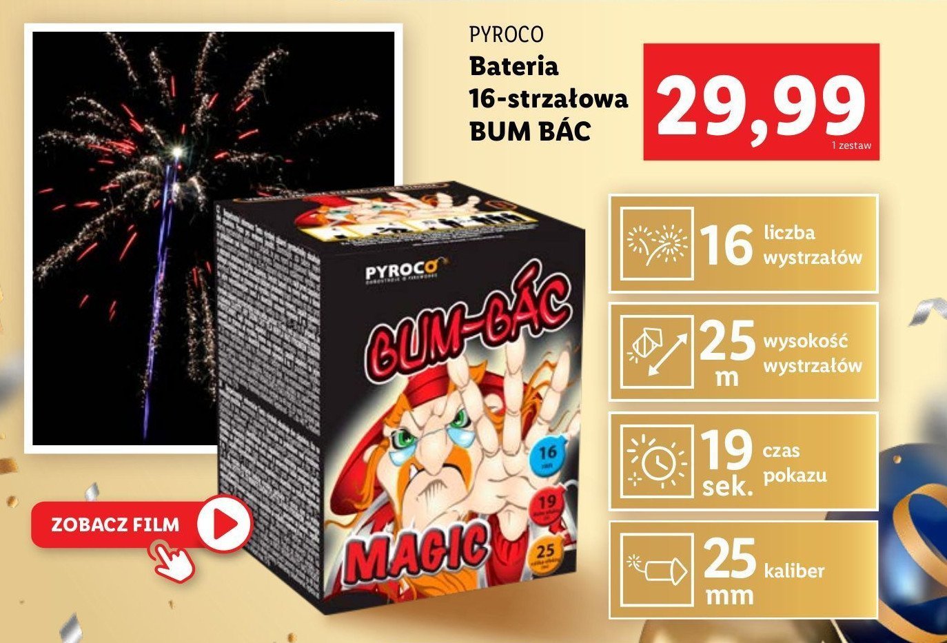 Bateria bum-bac Pyroco promocja